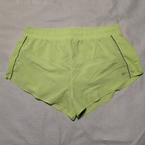 Women's Lime Green Athletic Shorts